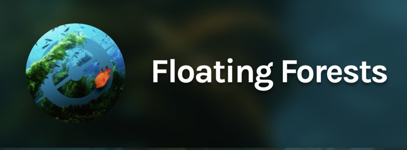 Logo of Floating Forests, a Zooniverse citizen science project. 