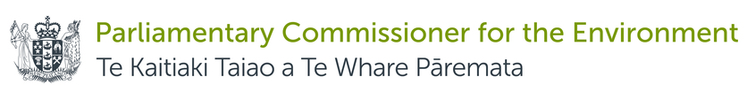 New Zealand Parliamentary Commissioner for the Environment logo.