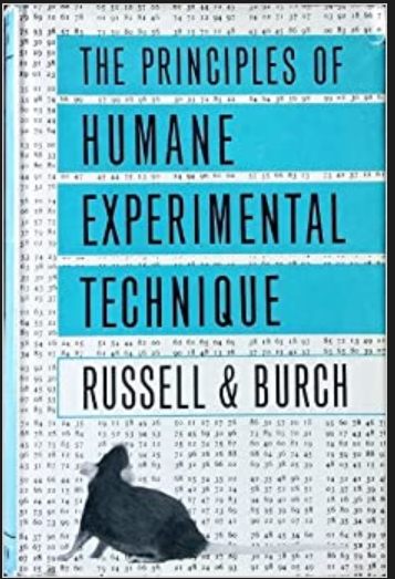 1959 Book cover art superimposes a mouse over experiment data.