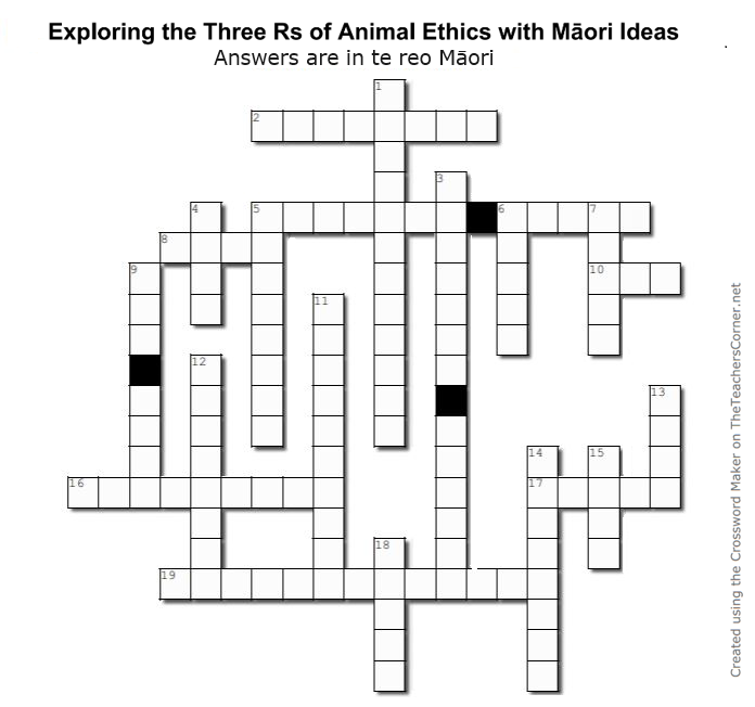 Blank crossword puzzle